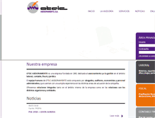 Tablet Screenshot of oteicasesoramiento.com